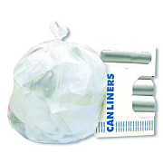 Heritage AccuFit Linear Low-Density Can Liners, 55 gal, 0.9 mil, 40" x 53", Clear, Roll, 100/Carton (757796)