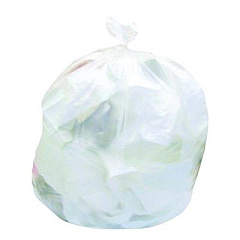 Heritage High-Density Waste Can Liners, 33 gal, 9 mic, 33" x 40", Natural, Roll, 25 Bags/Roll, 20 Rolls/Carton (2597631)