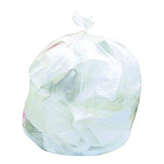 Heritage High-Density Waste Can Liners, 10 gal, 6 mic, 24" x 27", Natural, Roll, 50 Bags/Roll, 20 Rolls/Carton (2597636)