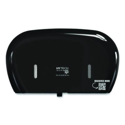 Papernet HyTech Seas Mini JRT Twin Dispenser, 5.5 x, 15.7 x 9.8, Black (419485)
