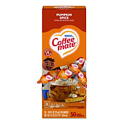 Coffee mate Liquid Coffee Creamer, Pumpkin Spice, 0.38 oz. Mini Cups, 50/Box (75520)