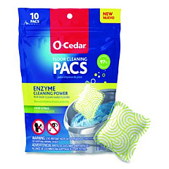 O-Cedar Cleaning PACS, Crisp Citrus Scent, 10/Pack (172400)