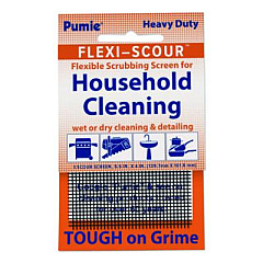 Pumie Flexible Scouring Screen, 5.5 x 4, Black, 48/Carton (FLEX48)