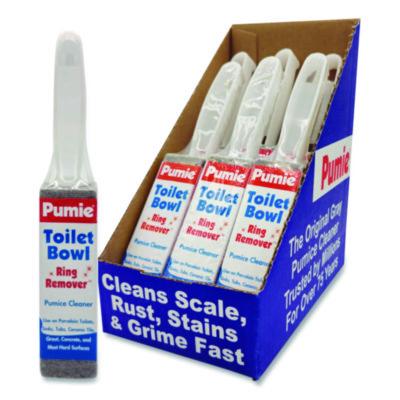 Pumie Toilet Bowl Ring Remover with Handle, 1.25 x 5, Gray, 6/Pack (JAN6)