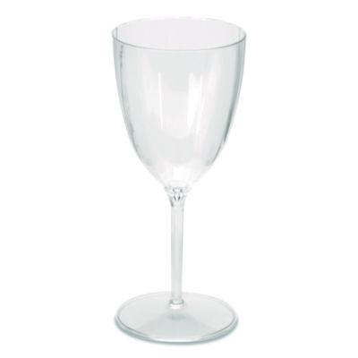 WNA Classicware One-Piece Stemware, 6 oz, Plastic, Clear, 100/Carton (CW6WINE)