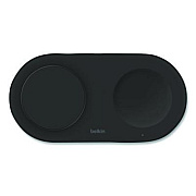 Belkin BOOST CHARGE Pro 2-in-1 Magnetic Wireless Charging Pad with Qi2, USB-C, 15 W, Black (WIZ021TTBK)