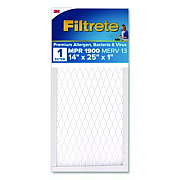 Filtrete Premium Allergen, Bacteria and Virus Air Filter, MERV 13, MPR 1900, 14 x 25, 4/Carton (UA044CA)