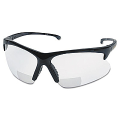 Smith & Wesson V60 30-06* Safety Reader Eyewear, 1.5+ Diopter, Black Half Frame, Clear Dual Lens (19878)