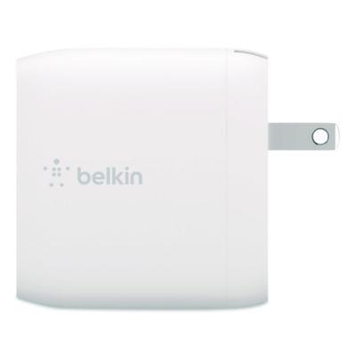 Belkin BOOST CHARGE Dual USB-A Wall Charger, White (WCB002DQWH)