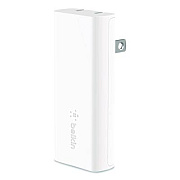 Belkin BOOST CHARGE Dual Wall Charger with PPS + USB-C Cable with Lightning Connector, White (WCB007DQ1MWH)