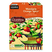 Celestial Seasonings Mandarin Orange Spice Herb Tea K-Cups 24/Box (14735)