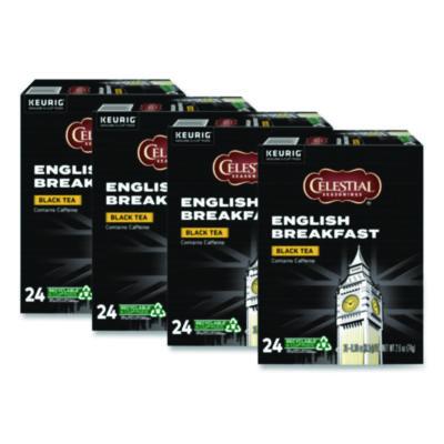 Celestial Seasonings English Breakfast Black Tea K-Cups, 96/Carton (14731CT)