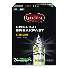 Celestial Seasonings English Breakfast Black Tea K-Cups, 24/Box (14731)