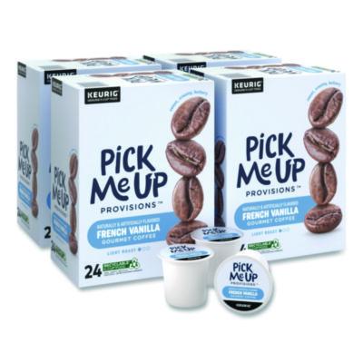 Pick Me Up Provisions French Vanilla Coffee K-Cups, 96/Carton (PM62434CT)