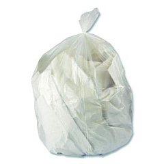 Heritage Linear Low-Density Can Liners, 16 gal, 0.5 mil, 24" x 32", Clear, 500/Carton (H4832MCRAC)