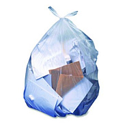 Heritage Linear Low-Density Can Liners, 30 gal, 1.1 mil, 36" x 30", Clear, Flat Pack, 250/Carton (H6036SC)