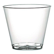 Savvi Serve Plastic Tumblers, Squat, 5 oz, Clear, 20 Bag, 25 Bags/Carton (405)