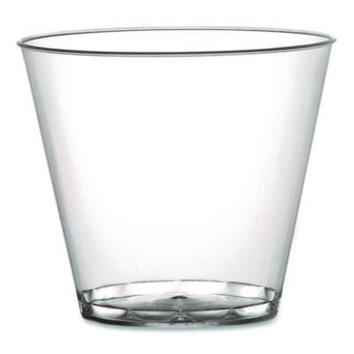 Savvi Serve Plastic Tumblers, Squat, 5 oz, Clear, 20 Bag, 25 Bags/Carton (405)