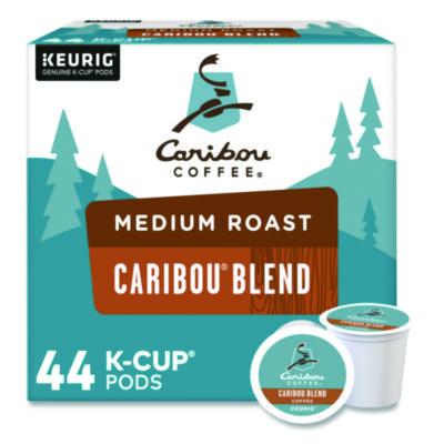 Caribou Coffee Caribou Blend Coffee K-Cups, 0.4 oz, 44/Box (2124056)