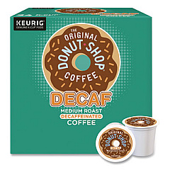 The Original Donut Shop Decaf Coffee K-Cups, 0.39 oz, 22/Box (60224101)