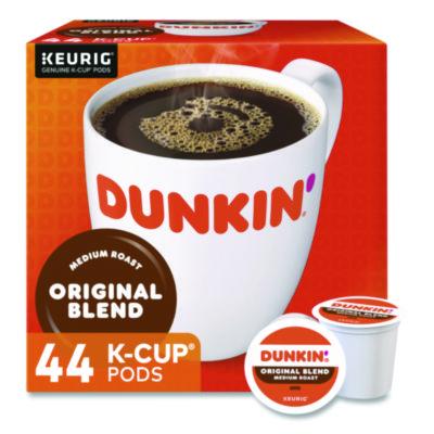 Dunkin' K-Cup Pods, Original Blend, 0.37 oz, 44/Box (2091512)