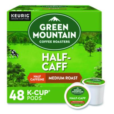 Green Mountain Coffee Half-Caff Coffee K-Cups, 0.33 oz, 48/Box (2140552)
