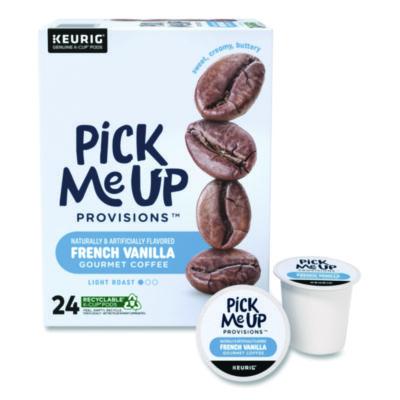 Pick Me Up Provisions French Vanilla Coffee K-Cups, 24/Box (24382842)