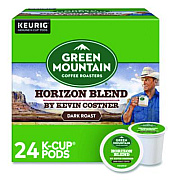 Green Mountain Coffee Horizon Blend by Kevin Costner Coffee K-Cups, 0.37 oz, 24/Box (5000379575)