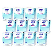 PURELL Cottony Soft Individually Wrapped Sanitizing Hand Wipes, 5 x 7, Herbal Scent, White, 480/Carton (902512)