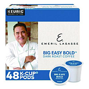Emeril's Big Easy Bold Coffee K-Cups, 0.4 oz, 48/Box (24306974)