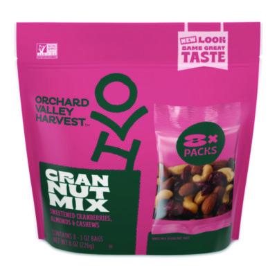 Orchard Valley Harvest Cranberry Nut Mix, (8) 1 oz Bags (JOH36414)