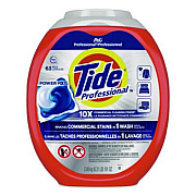 Tide Professional Commercial Power PODS Laundry Detergent, 63 Liquid Pods, 101 oz Tub (14053)
