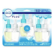 Febreze PLUG Air Freshener Refills, Linen and Sky, 0.87 oz, 3/Pack (54344EA)