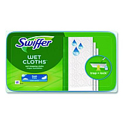 Swiffer Wet Refill Cloths, 10 x 8, Fresh Scent, White, 24/Box (82856BX)