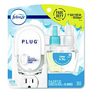 Febreze PLUG Air Freshener Warmer Start Kit, Clear/White (90121)