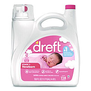 Dreft Ultra Laundry Detergent, Stage 1: Newborn, 150 oz Bottle with Dispensing Top (121283241)