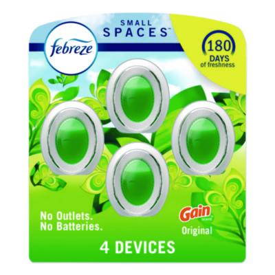 Febreze smallSPACES, Gain Original, 0.25 oz, 4/Pack (2573)