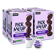 Pick Me Up Provisions French Roast Coffee K-Cups, 24/Box, 4 Boxes/Carton (52966CT)