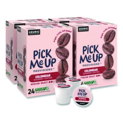 Pick Me Up Provisions Colombian Coffee K-Cups, 24/Box, 96/Carton (52969CT)