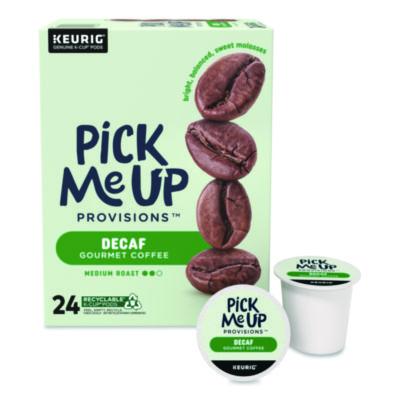 Pick Me Up Provisions Decaf Coffee K-Cups, 24/Box (5000382575)