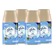 Glade Automatic Air Freshener, Clean Linen, 6.2 oz Can, 4/Pack (333368)