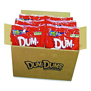 Spangler Dum-Dum-Pops, Assorted Flavors, Individually Wrapped, 2 lb Bag, 200 Pieces/Bag, 6 Bags/Carton (711)