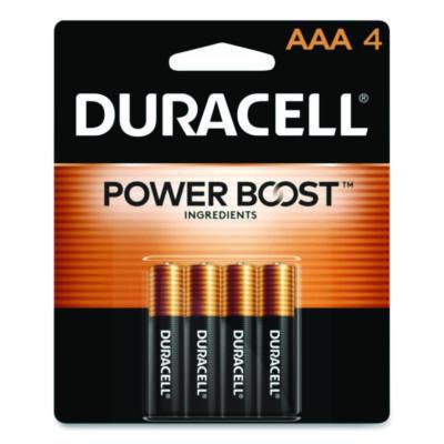 Duracell Power Boost CopperTop Alkaline AAA Batteries, 4/Pack (MN2400B4Z)