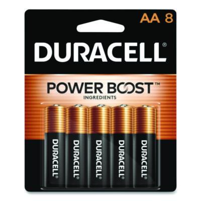 Duracell Power Boost CopperTop Alkaline AA Batteries, 8/Pack (MN1500B8Z)