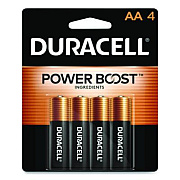 Duracell Power Boost CopperTop Alkaline AA Batteries, 224/Carton (MN1500B4ZCT)