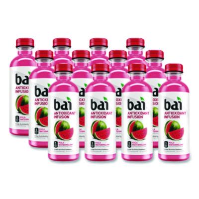 Bai Antioxidant Infused Beverage, Kula Watermelon 18 oz Bottle, 12/Carton (2712517)