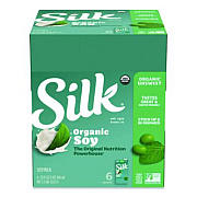 Silk Soymilk, Unsweetened Original, 32 oz, 6/Carton (1706751)