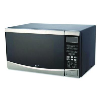 Avanti 0.9 cu ft Stainless Steel Countertop Microwave, 900 W, Stainless Steel/Black (MT09V3S)