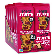 Bobo's Stuff'd Gluten-Free Peanut Butter and Berry Jam Oat Bar, 2.5 oz Bar, 12/Box (00103)