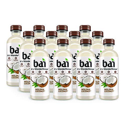 Antioxidant Infused Beverage, Cocofusions Molokai Coconut, 18 oz Bottle, 12/Carton (2712519)
